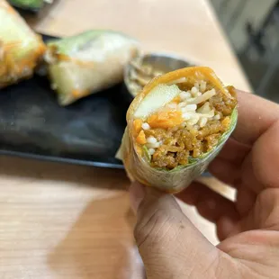 2 Grilled Pork Spring Rolls