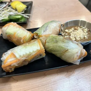 2 Grilled Pork Spring Rolls
