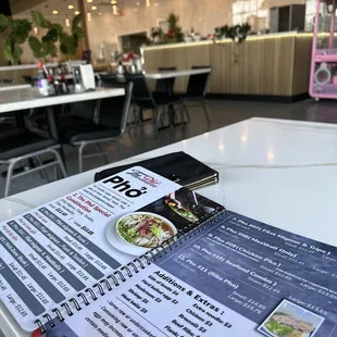 Restaurant View from booth