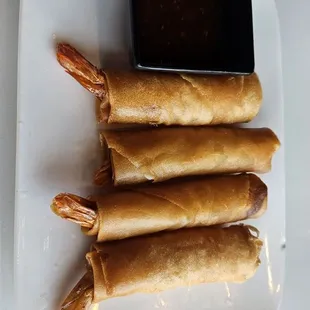 Deep fried shrimp rolls
