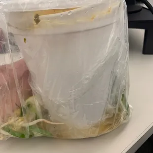 How the container arrived