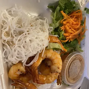 Shrimp vermicelli bowl