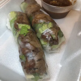 Pork spring roll