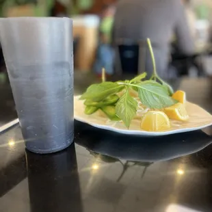 Fixings for my bowl of PHO