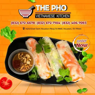 From delicious spring rolls to aromatic pho, our menu showcases the diverse and delectable dishes