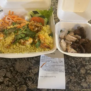 Fried Rice Combination Platter