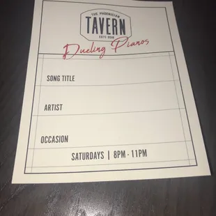 Dueling Pianos