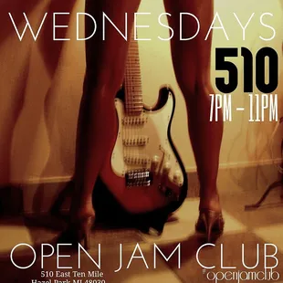 a woman with a guitar