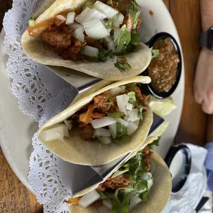 Vegan street tacos - amazing!