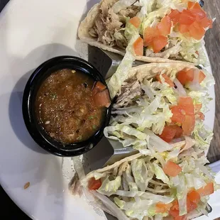 Pulled pork tacos