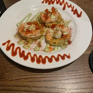 Fried green tomatoes yummy for the tummy