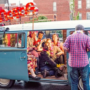 Hanging out with the best of the best of The Farmhouse in The Photo Bus!
