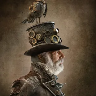 Steampunk man
