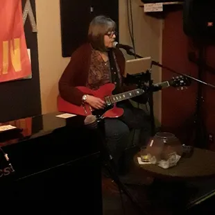 Amy White at the Piano Room