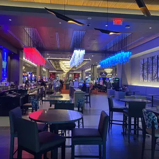 Lounge in the casino.