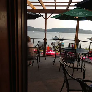 Outside dining