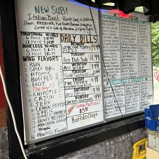 All the different variety of options