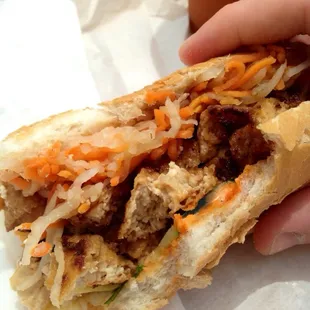 Tofu bành mi! So good!