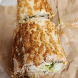 #11 (Grilled Chicken Sandwich with Chipotle) on Dutch Crunch bread