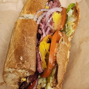 #8 (Pastrami, Pepperoni, and Salami with Jack and Provolone Cheese on Dutch Crust), small