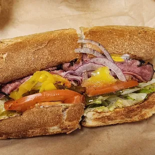 #8 (Pastrami, Pepperoni, and Salami with Jack and Provolone Cheese on Dutch Crust), small