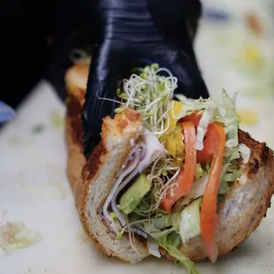 Delicious vegetarian sandwich #5