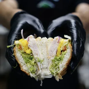 Delicious turkey sandwich #1