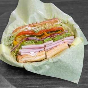 #1 Turkey Avocado sprouts and cream cheese