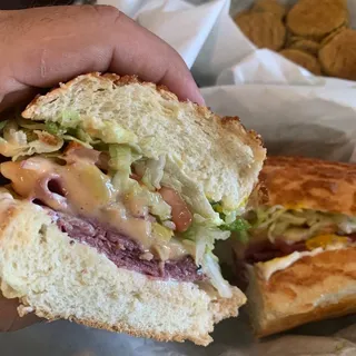 10. Hot Pastrami Sandwich
