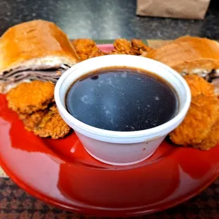 There was more fried pickles than shown in the photo. I ate a handful on my way home.