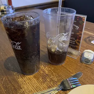 Refill on soda before I was finished with my first