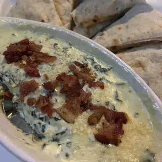 Parmesan Spinach and Bacon Dip