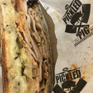 Smoked turkey on rye!