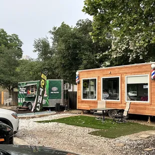 Barber shop and dispensary