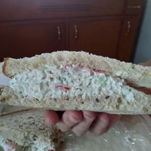Crab Salad on wheat