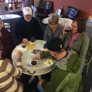 Wine and games in The Parlour