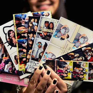 Customizable photo print outs/strips