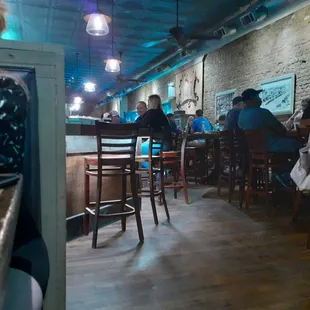 Full bar and plenty of seating here.