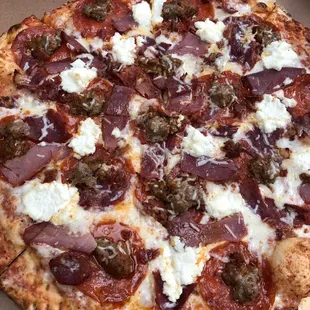 The Babe with no tomatoes and add ricotta