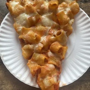 Signature Spicy Rigatoni Pizza Slice