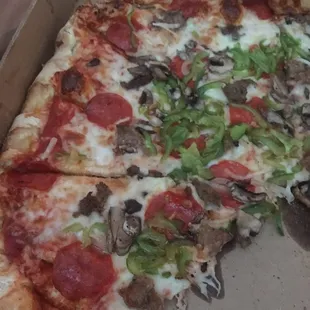 a pizza in a box