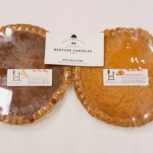 The Pie Man of DC - pineapple bean pie and sweet potato pie