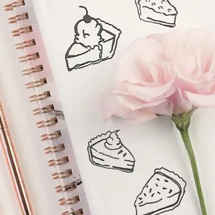 My drawing of pies from The Pie Man of DC