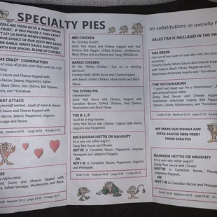 Menu July 2020 (inside)
