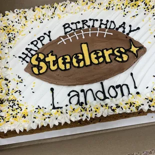 Birthday  Chocolate Chip Cookie Cake