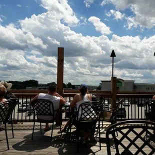 Nice view of the air show.