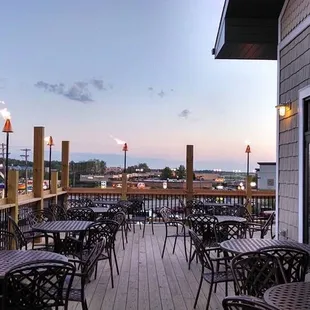 The view from our deck during a beautiful Latrobe sunset - you need to be here!