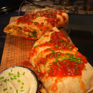 Breakfast Burrito as big as your head