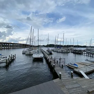 View of boats