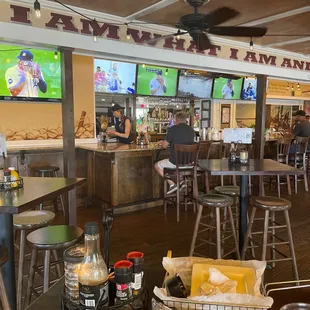 Bar and high stools